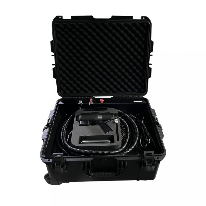 パルス 200w 300w スーツケースファイバーレーザークリーニングマシン 腐食除去マシン 0