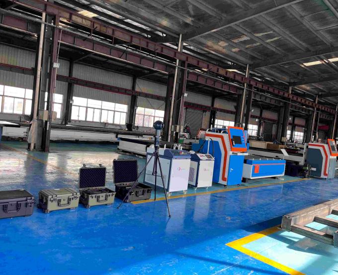 パルス 200w 300w スーツケースファイバーレーザークリーニングマシン 腐食除去マシン 12